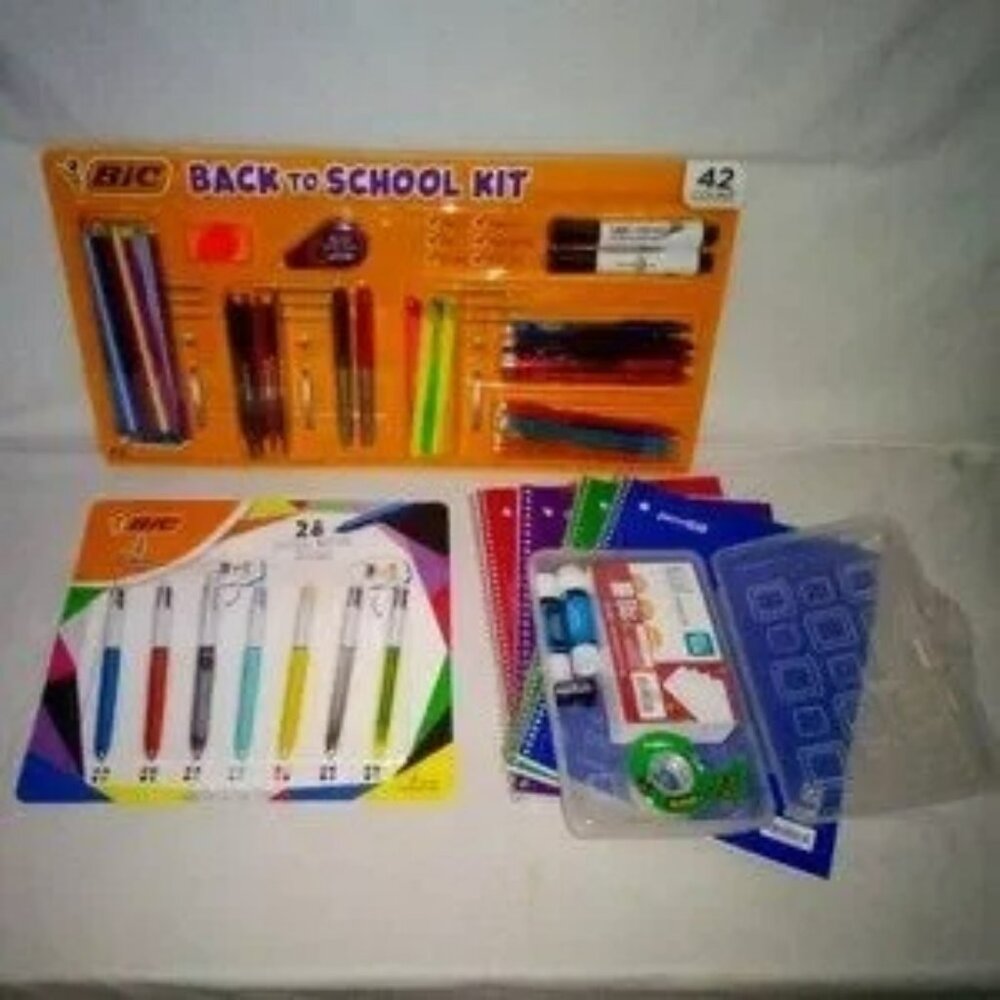 Back to School Bundle 75+ Items: Notebooks, Markers, Pencils, Pens & More. New
